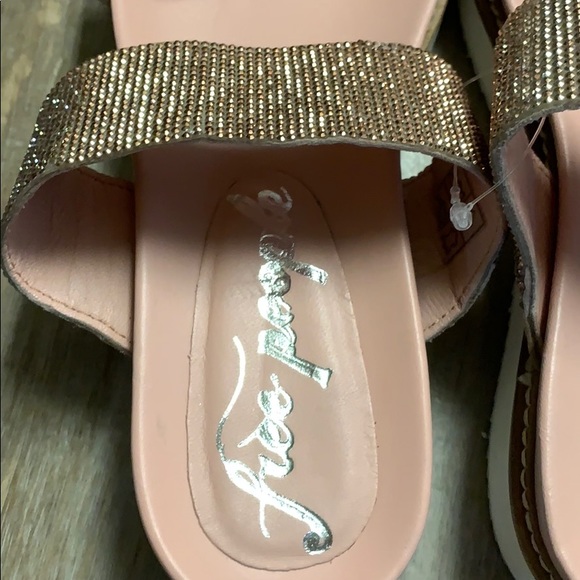 used Free People Harper Gem Slide Platform Sandal - Picture 4 of 7